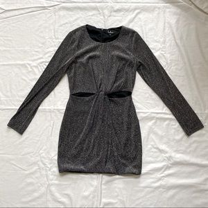 Lulus Silver Formal Dress